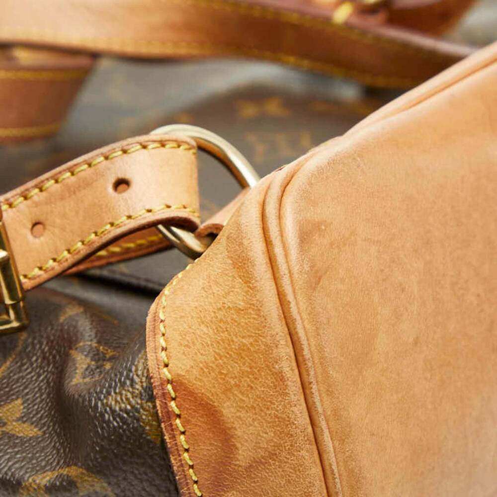 LOUIS VUITTON Brown Monogram Leather Backpack - Picture 7 of 10